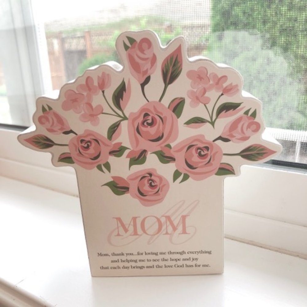 NEW Floral Plaque Gift for Mom by Dicksons